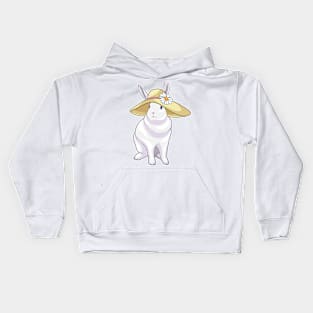 Bunny Hat Flower Kids Hoodie